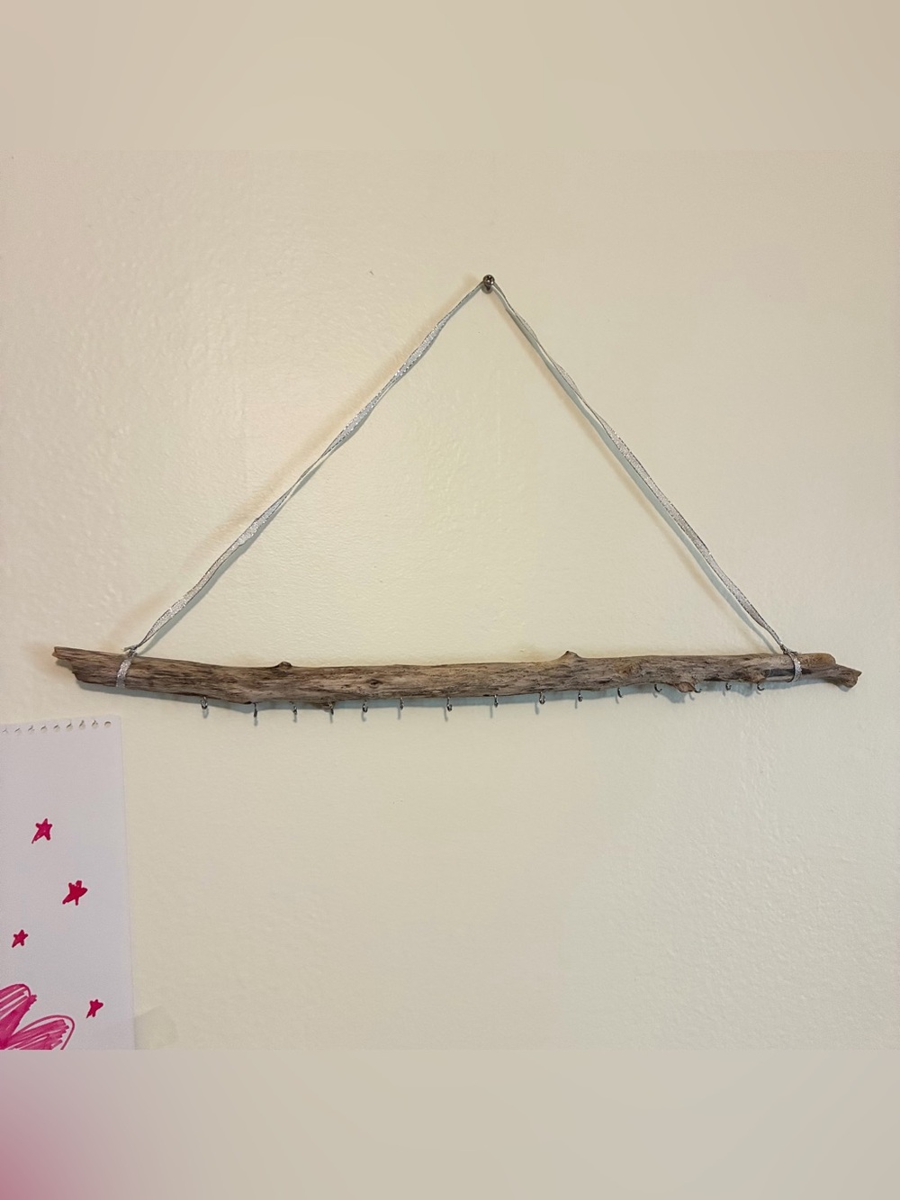 Handmade necklace hanger